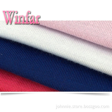 Single Jersey Spandex Polyester Stretch Fabric